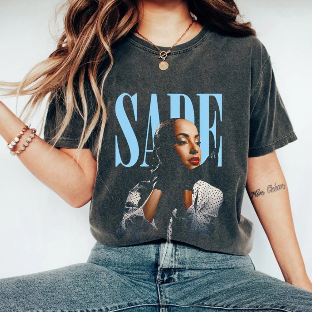Sade Shirt, Sade Tour Crewneck Tshirt, Sade Concert Shirt, Sade Adu Shirt, Sade